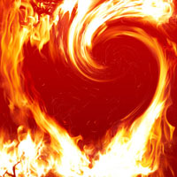 Körper- und Energiearbeit mit Feuer im Herzen